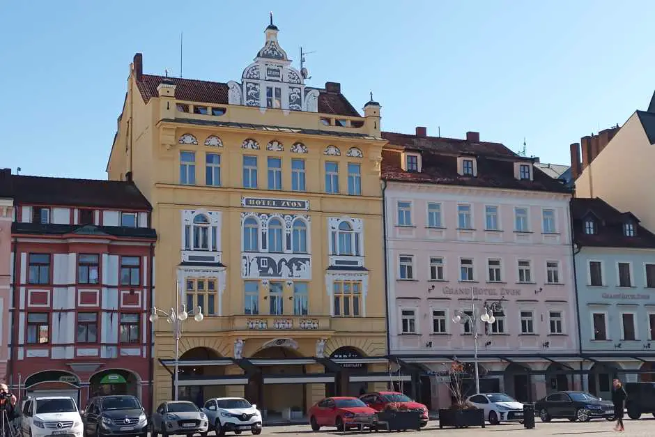 Ten top hotels in České Budějovice Czech Republic