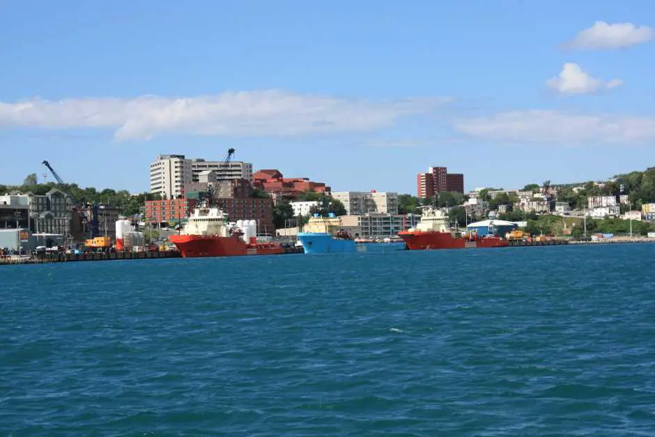 Hotels in St. John's Newfoundland on the harbor