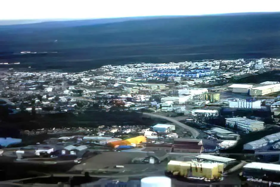 Inuvik, die Ölstadt in den Northwest Territories in Kanada