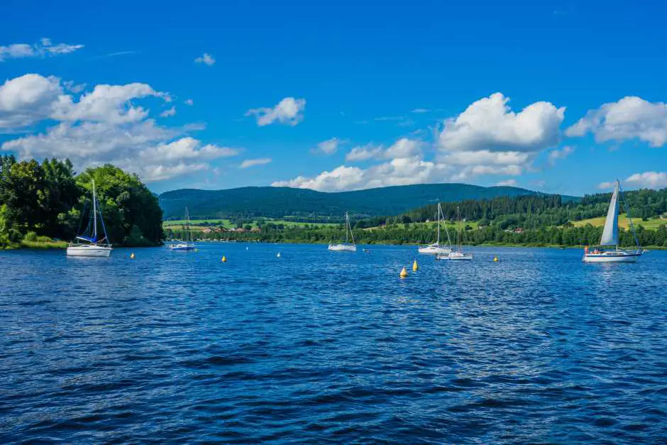 Freizeitmöglichkeiten am Lipno Stausee