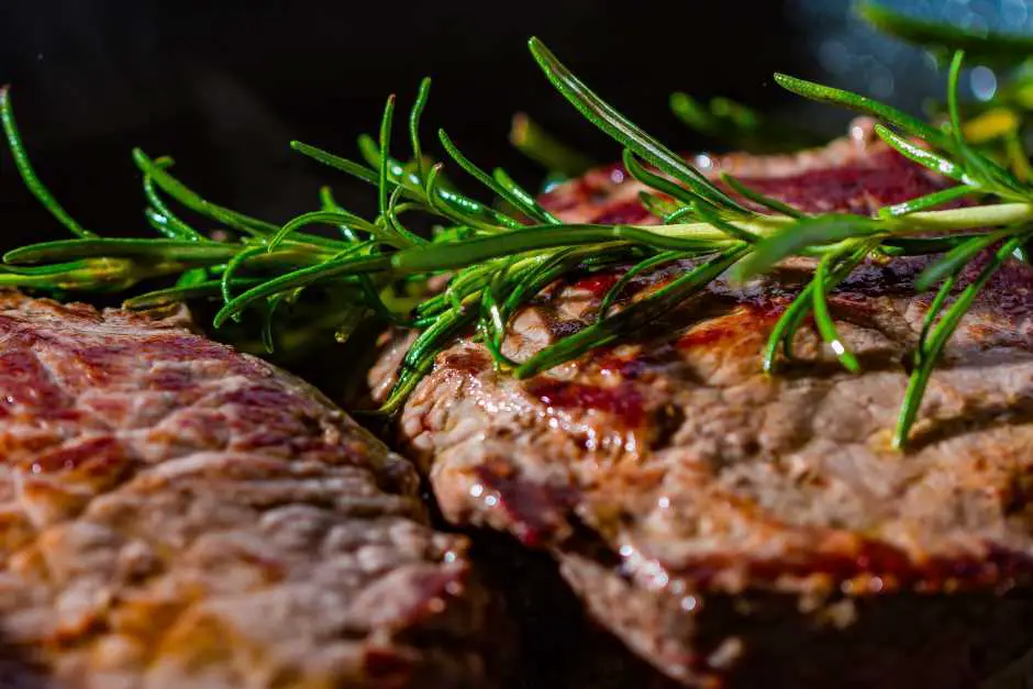 A perfect steak from the gas grill