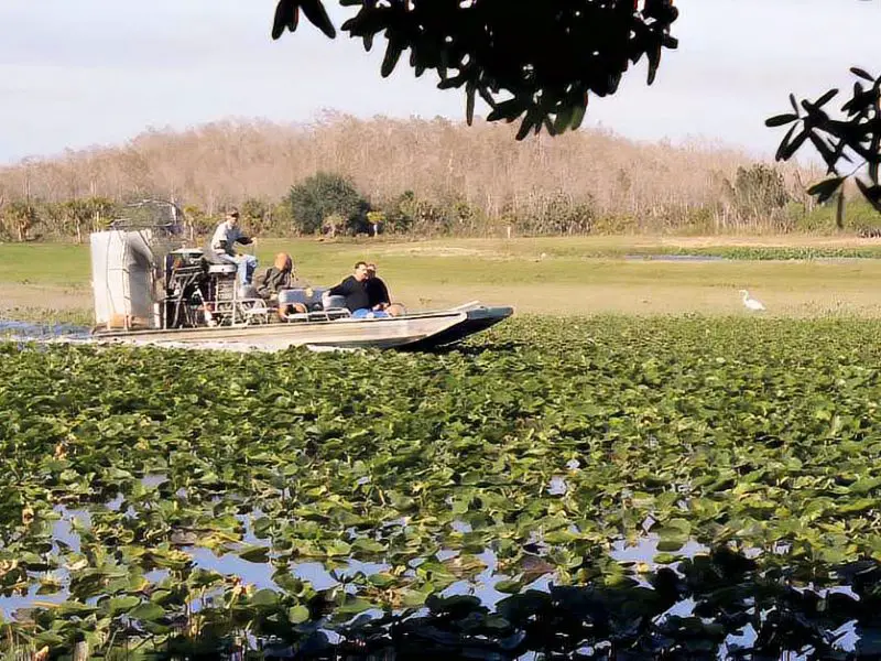 Airboat im Big Cypress National Preserve