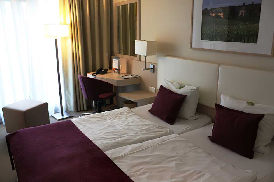 Functional and modern furnished room in the GHotel Living Koblenz