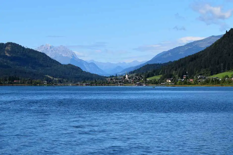 Weissensee from the boat