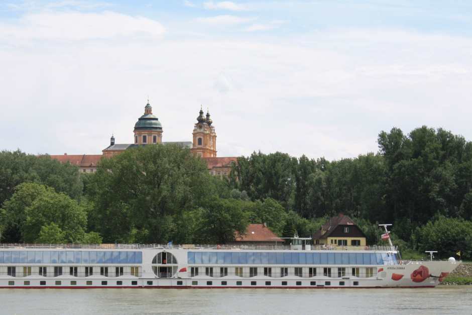 Auf einer Wachau Cruise in Melk