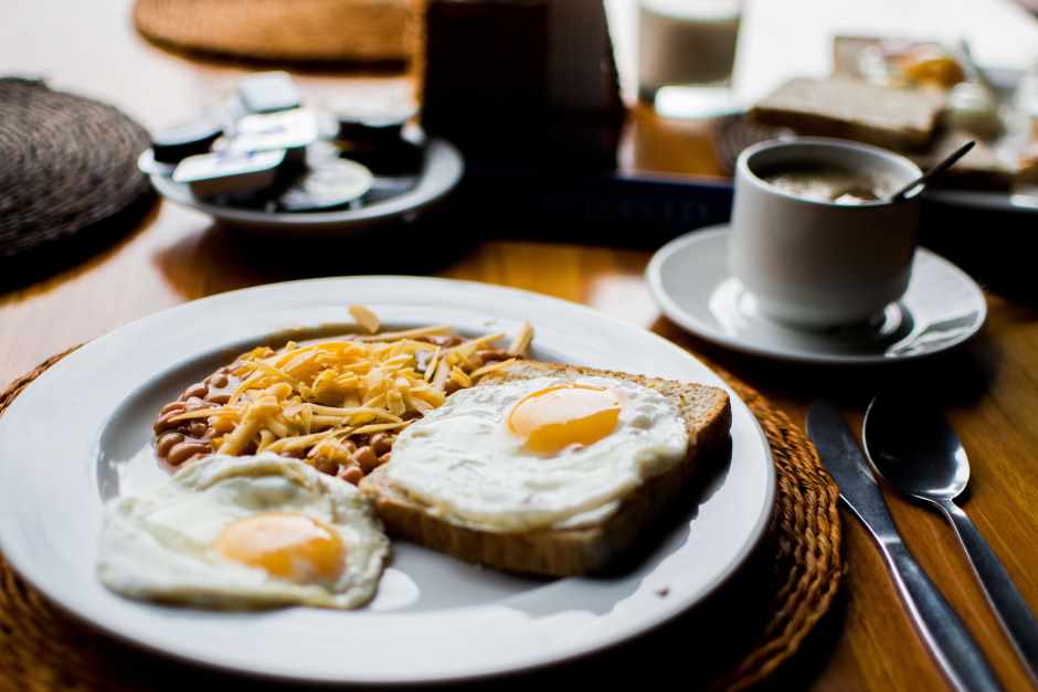 Beans for American breakfast