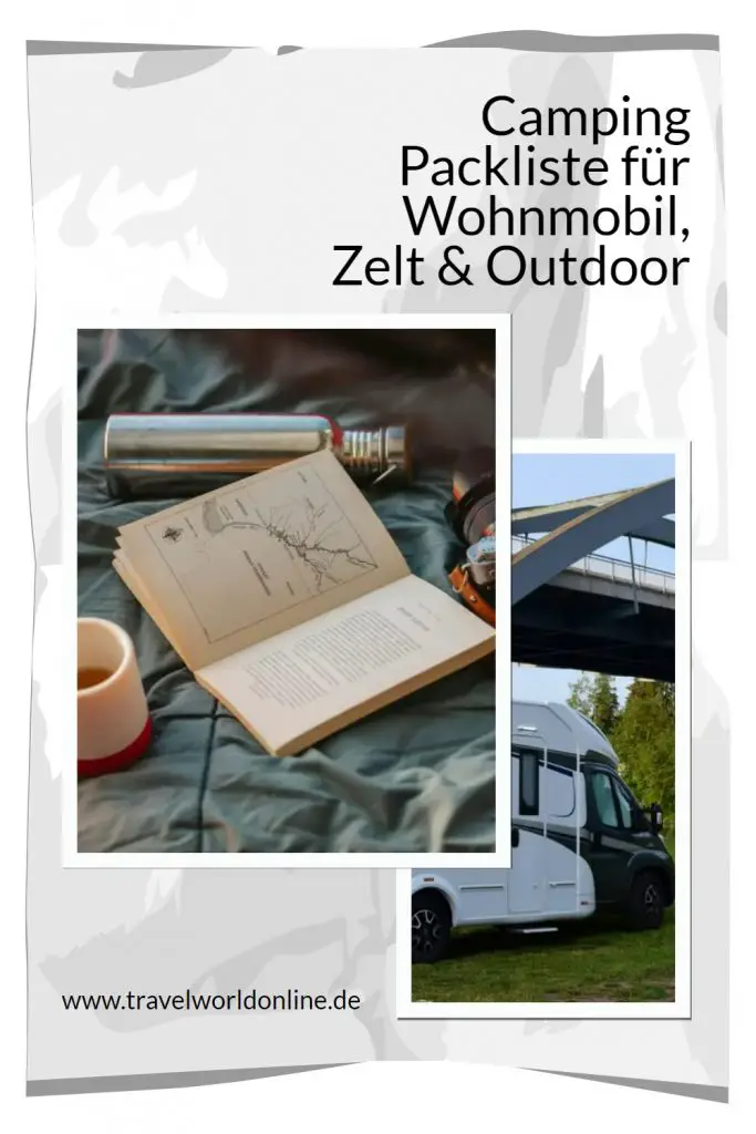 Camping Packliste für Wohnmobil, Zelt und Outdoor