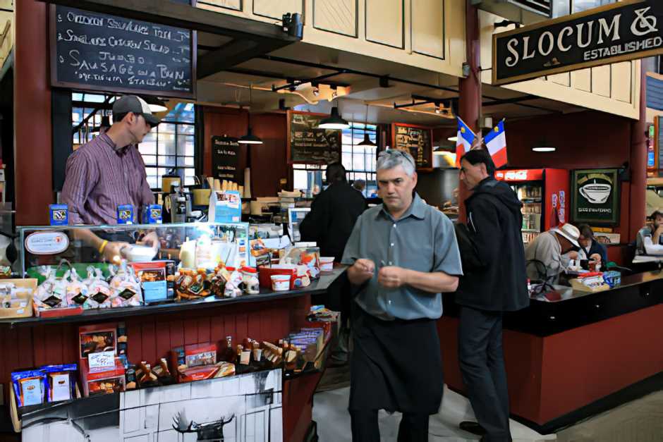 Der Markt von St John New Brunswick : Traditionshändler Slocum & Ferris