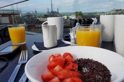 Aachen Unterkunft - Frühstück mit Ausblick