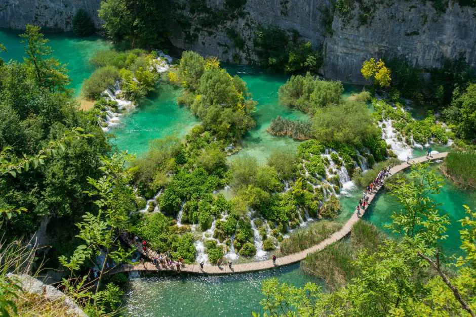 Plitvice Lakes National Park in Croatia