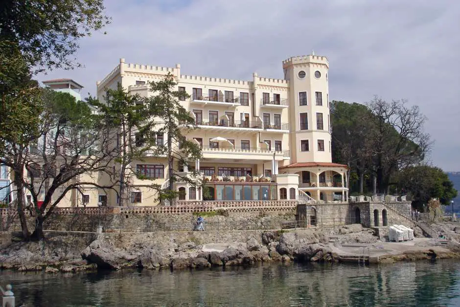 Das Hotel Croatia in Opatija
