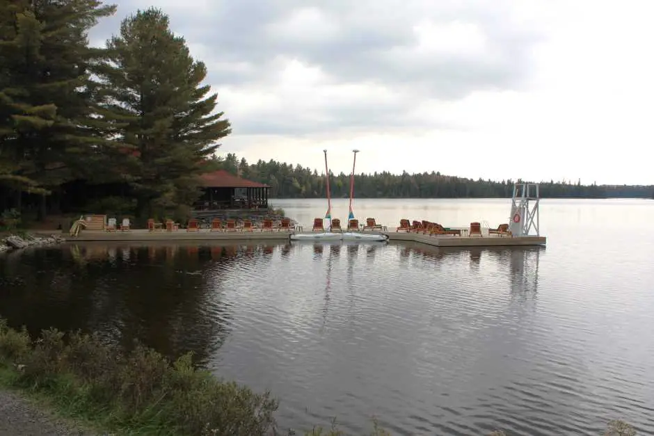 On a lake in Algonquin Park