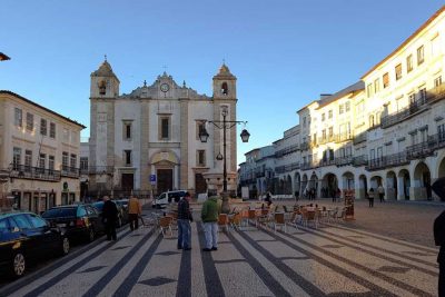 The old town is one of the Evora Portugal attractions