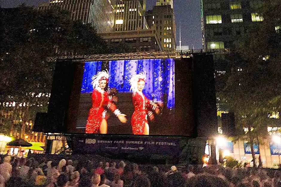 New York Insider Tipp - Movies im Bryant Park