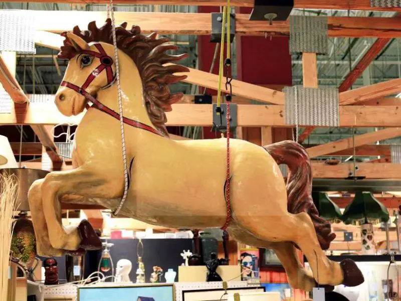 Carousel horse at Festival Flea Market