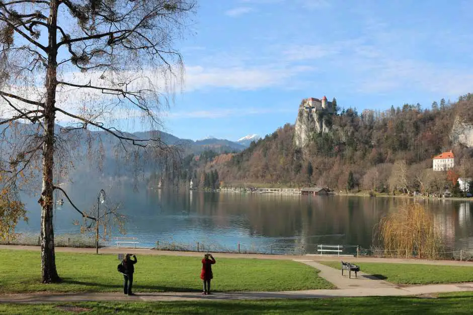 Hiking at Lake Bled