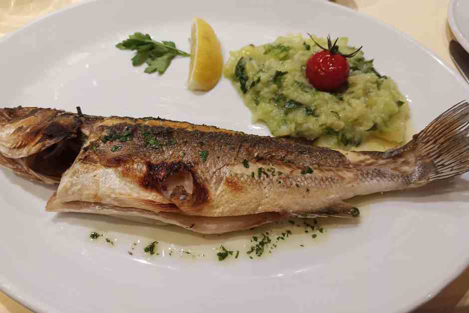 Fisch an der Opatija Riviera probieren