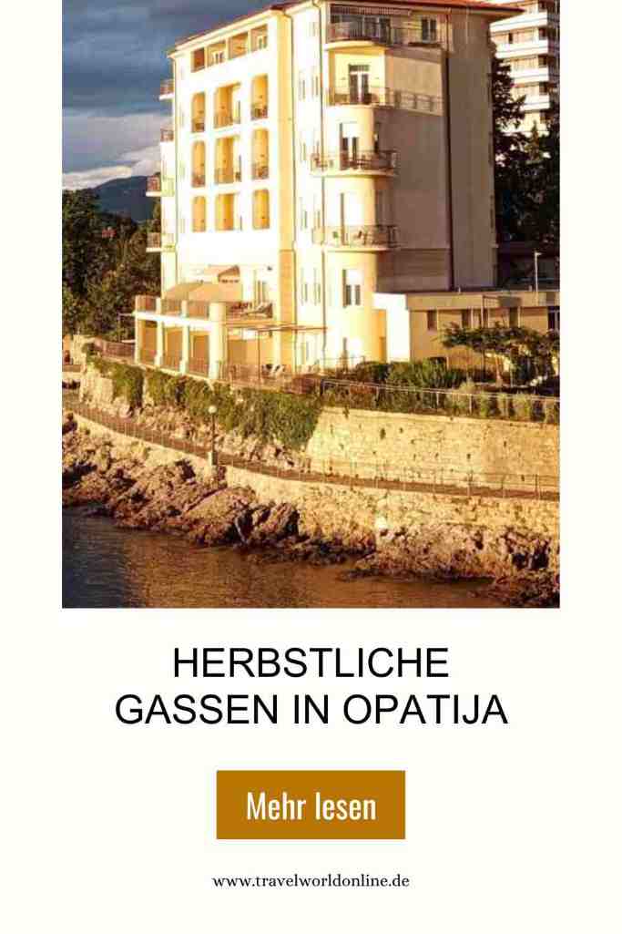 Herbstliche Gassen in Opatija