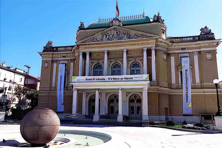 Rijeka Sehenswürdigkeiten - Ivan Zajc Croatian National Theatre