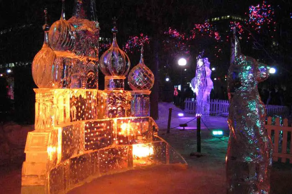 Ice sculptures from Winterlude 2007