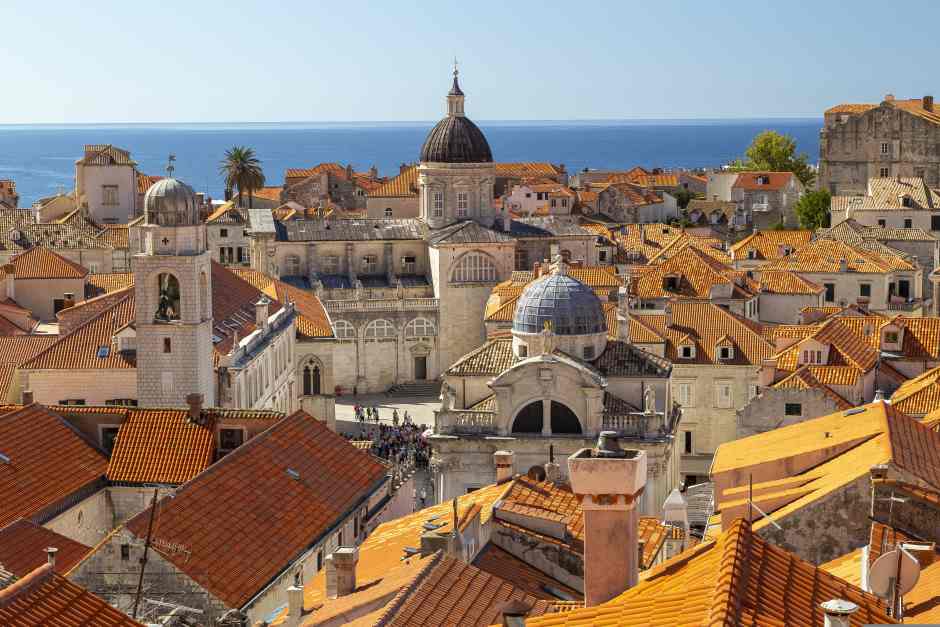 Dubrovnik, eine der Städte in Kroatien