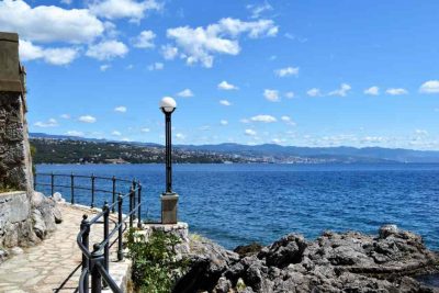 Opatija seafront promenade Lungomare