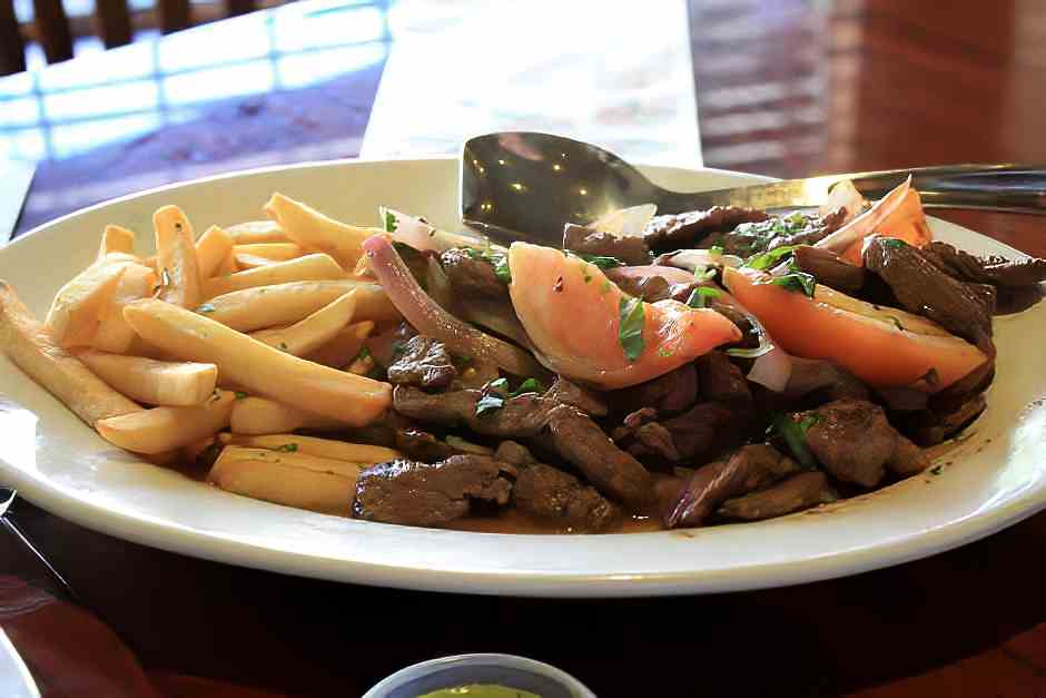 Lomo Saltado -Peruvian cuisine in Miami Beach