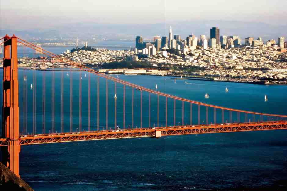 San Francisco from the Marin Highlands