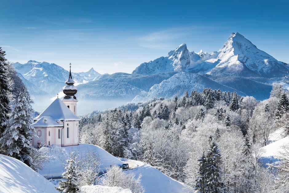 Winter vacation in the Alps