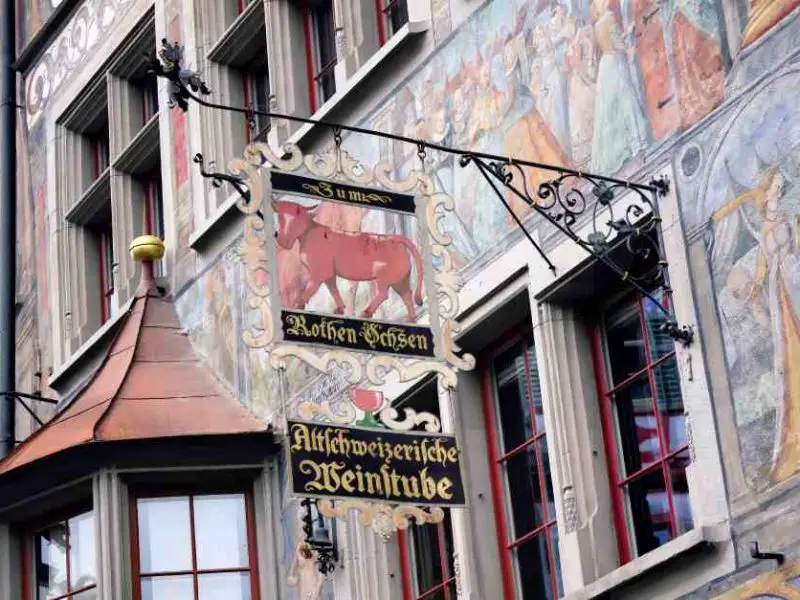 Stein am Rhein Weinstube im Reiseführer