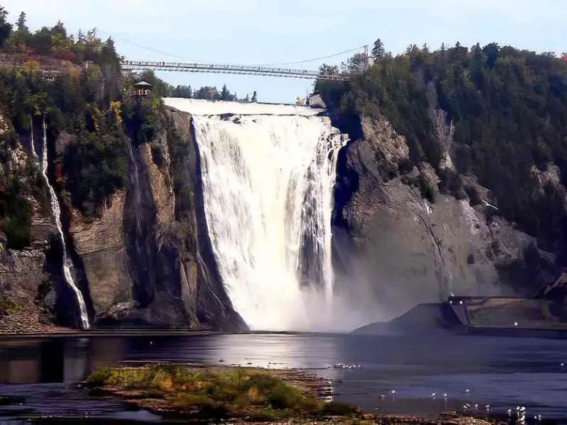 Montmorency Fall bei Quebec City