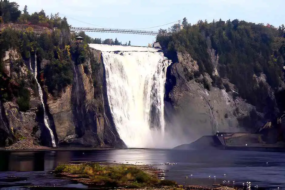 Montmorency Fall near Quebec City