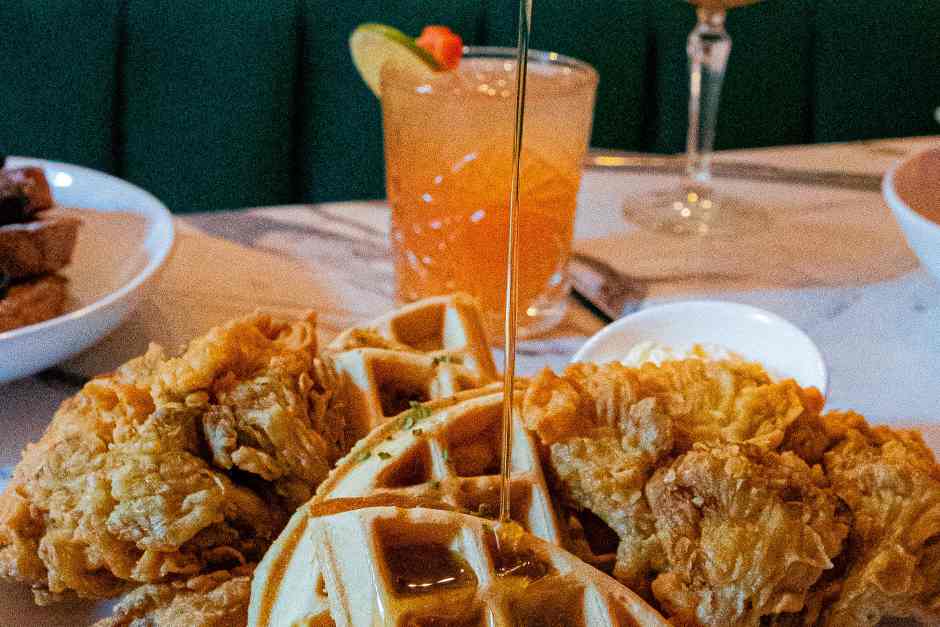 Vegan breakfast at the Ladybird Bar in New York