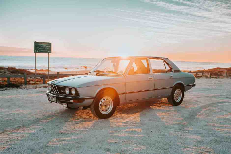 Car on the beach
