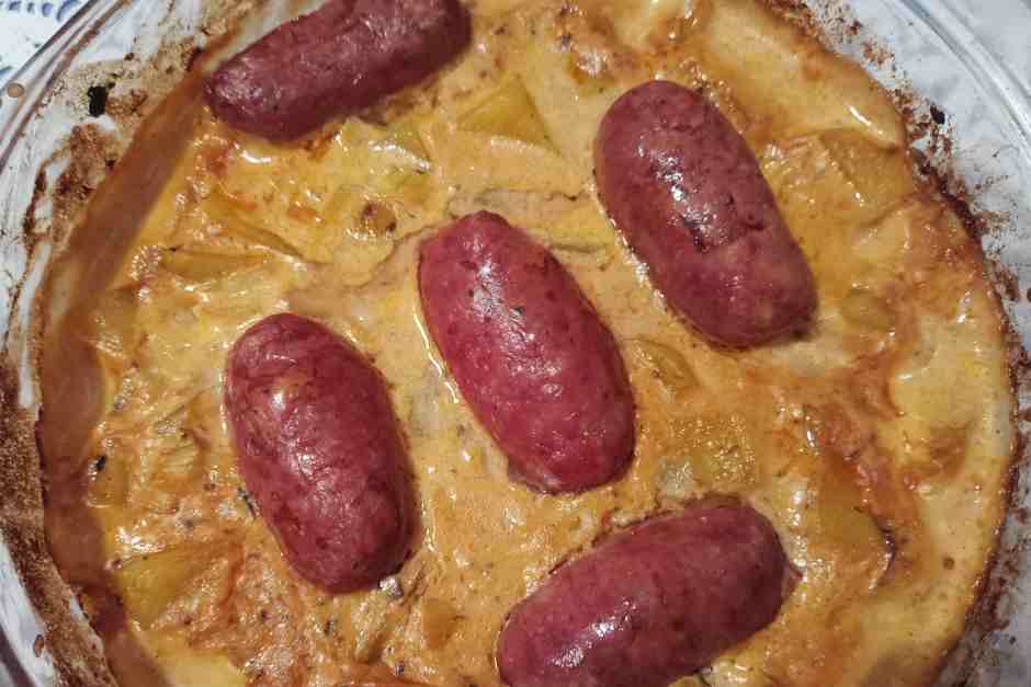 salsiccia-potato casserole