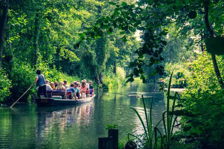 Flossfahrt durch den Spreewald
