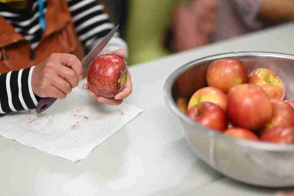 Äpfel vorbereiten