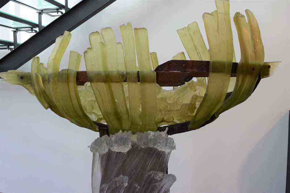 Glaskunst im Glasmuseum Frauenau an der Glasstraße im Bayerischen Wald