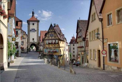 Rothenburg ob der Tauber an der Romantischen Strasse