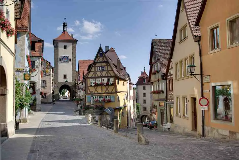 Rothenburg ob der Tauber an der Romantischen Strasse