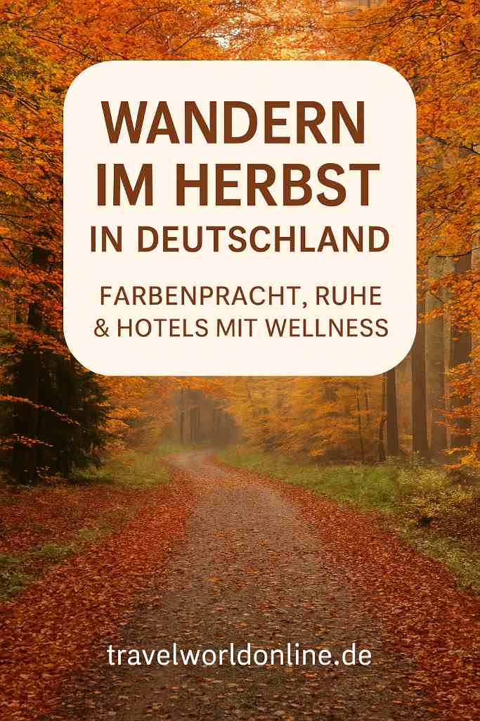 Wandern im Herbst in Deutschland