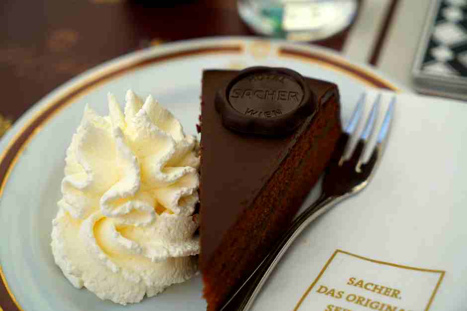Sacher Torte im Hotel Sacher