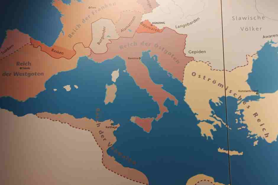Karte im Museum Quintana