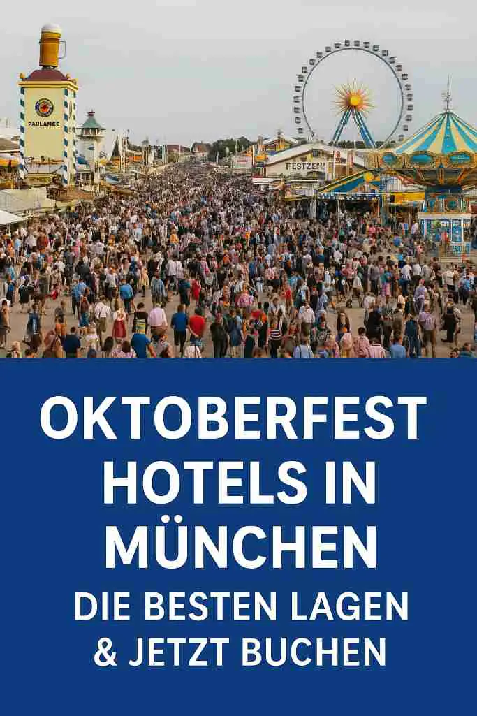 Oktoberfest Hotels in München Pin
