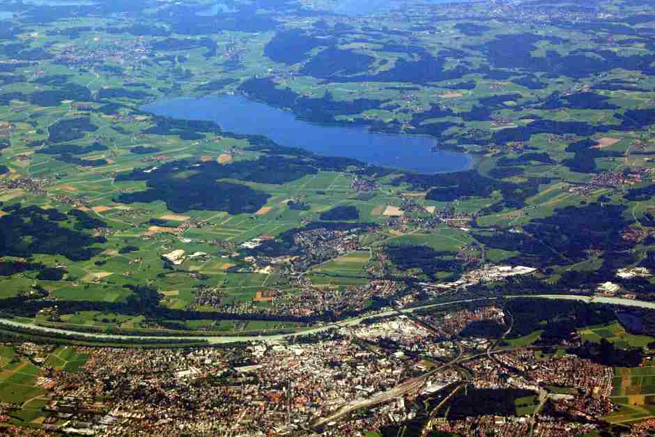 Rosenheim Luftaufnahme