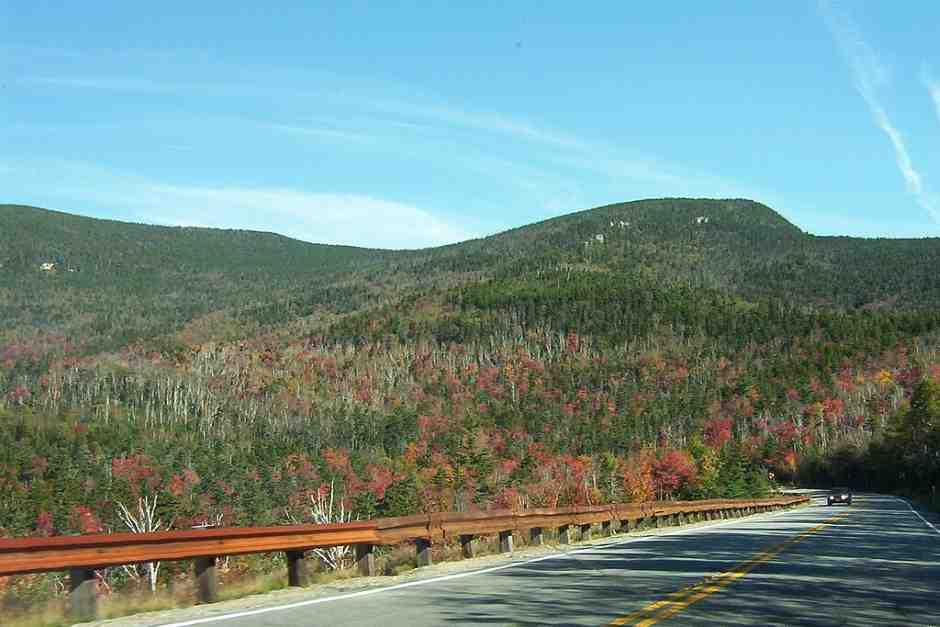 Der Kancamagus Highway ist einer der schönsten Fotospots im Indian Summer in Neuengland