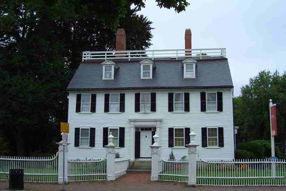 Ein typisches Haus in Neuengland