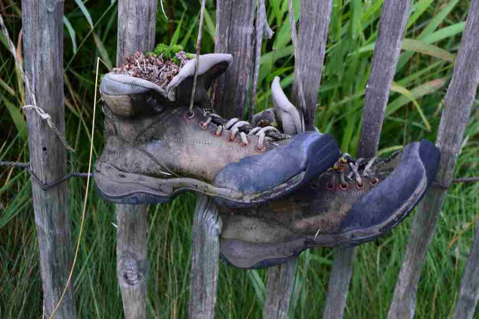 Diese Schuhe haben ihren Dienst geleistet