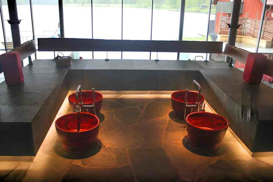 Auch ein Fussbad gehört dazu