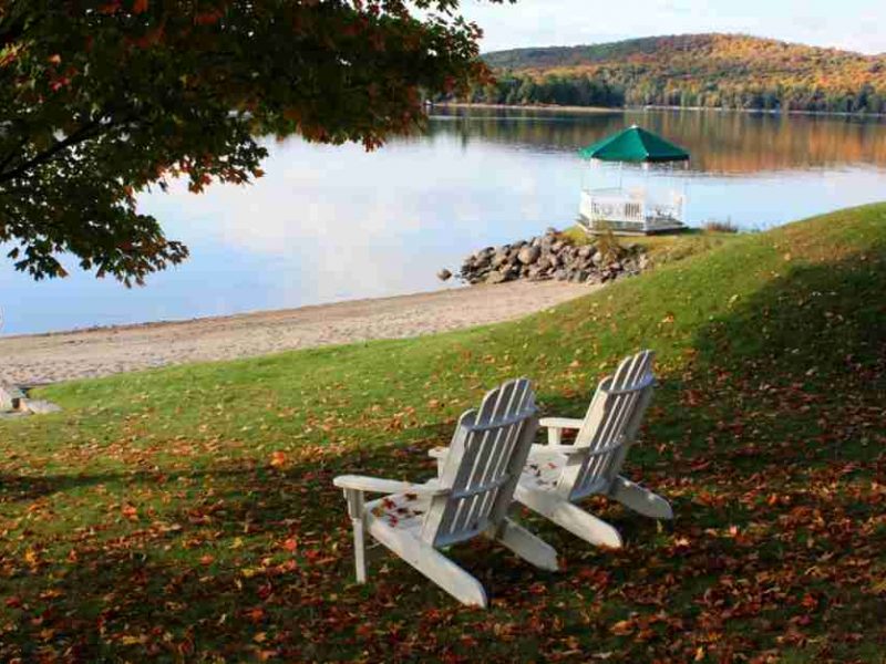 Am Rice Lake in Ontario